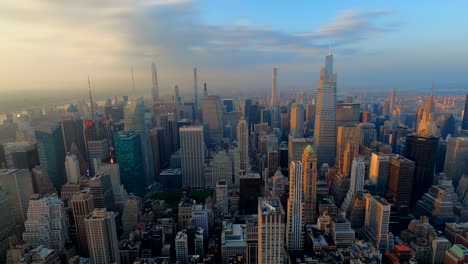 time lapse of new york seen from above