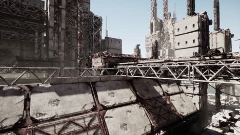 ruinas de ciudades post-apocalípticas