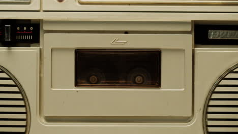 vintage cassette boombox