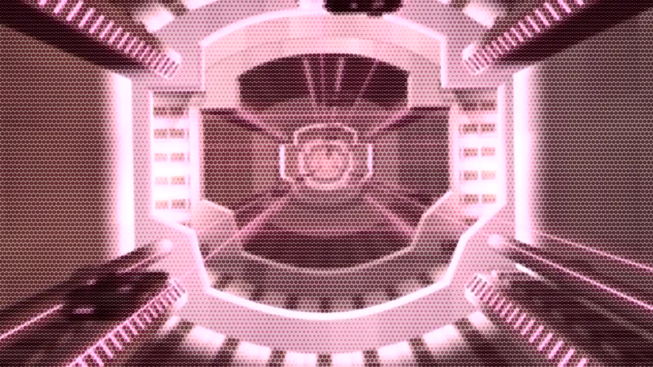 도시 풍경 그리드 스카이라인을 보여주는 컴퓨터 생성 애니메이션 움직임 배경