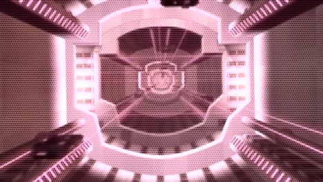 fondo de movimiento animado generado por computadora que muestra las líneas del horizonte de las rejillas del paisaje de la ciudad