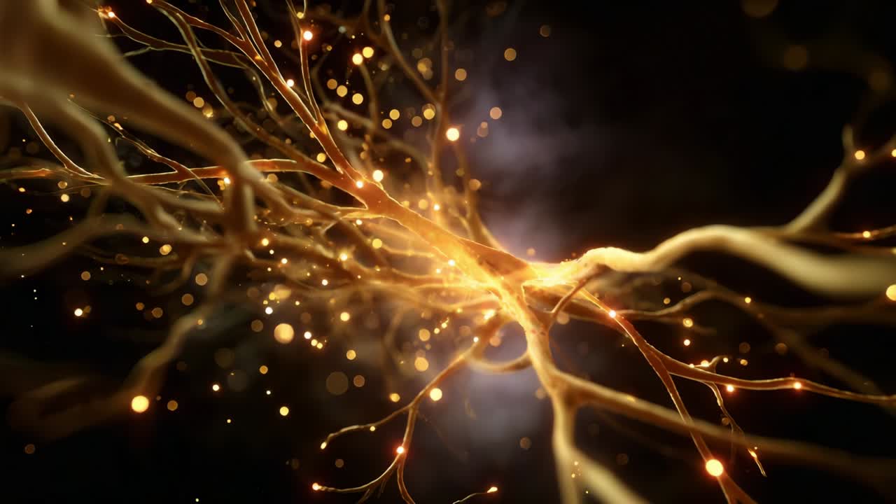 An intricate view of illuminated neural networks showcasing the dynamic structure of axons and dendrites; visual representation of connectivity in the human brain, emphasizing synaptic activity and neural communication