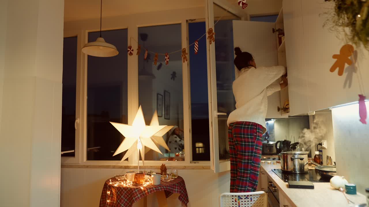 Cozy Christmas Evening at Home