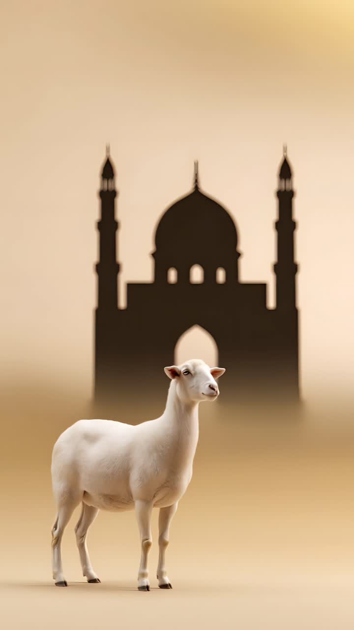Eid al-Adha Moschea Sfondo islamico 4K