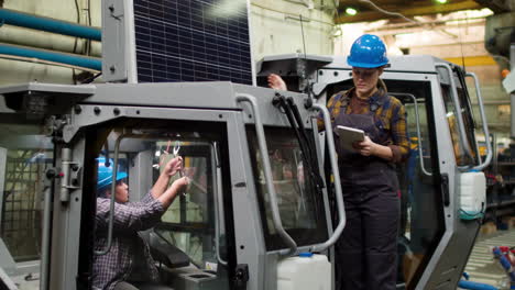 operators working on machinery