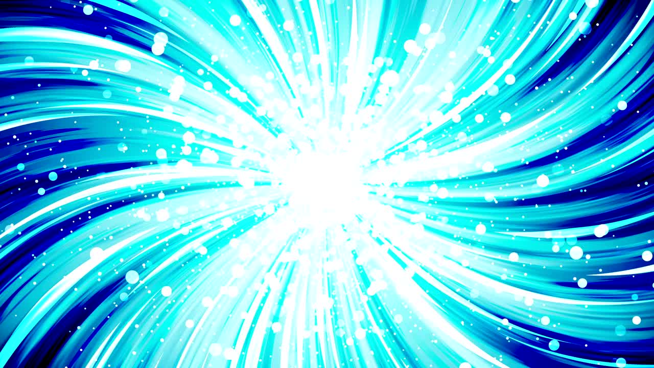 우주에서의 스타버스트 광선 - 만화  루프 애니메이션 - 미래 기술 개념 배경 - 선으로 된 폭발 별