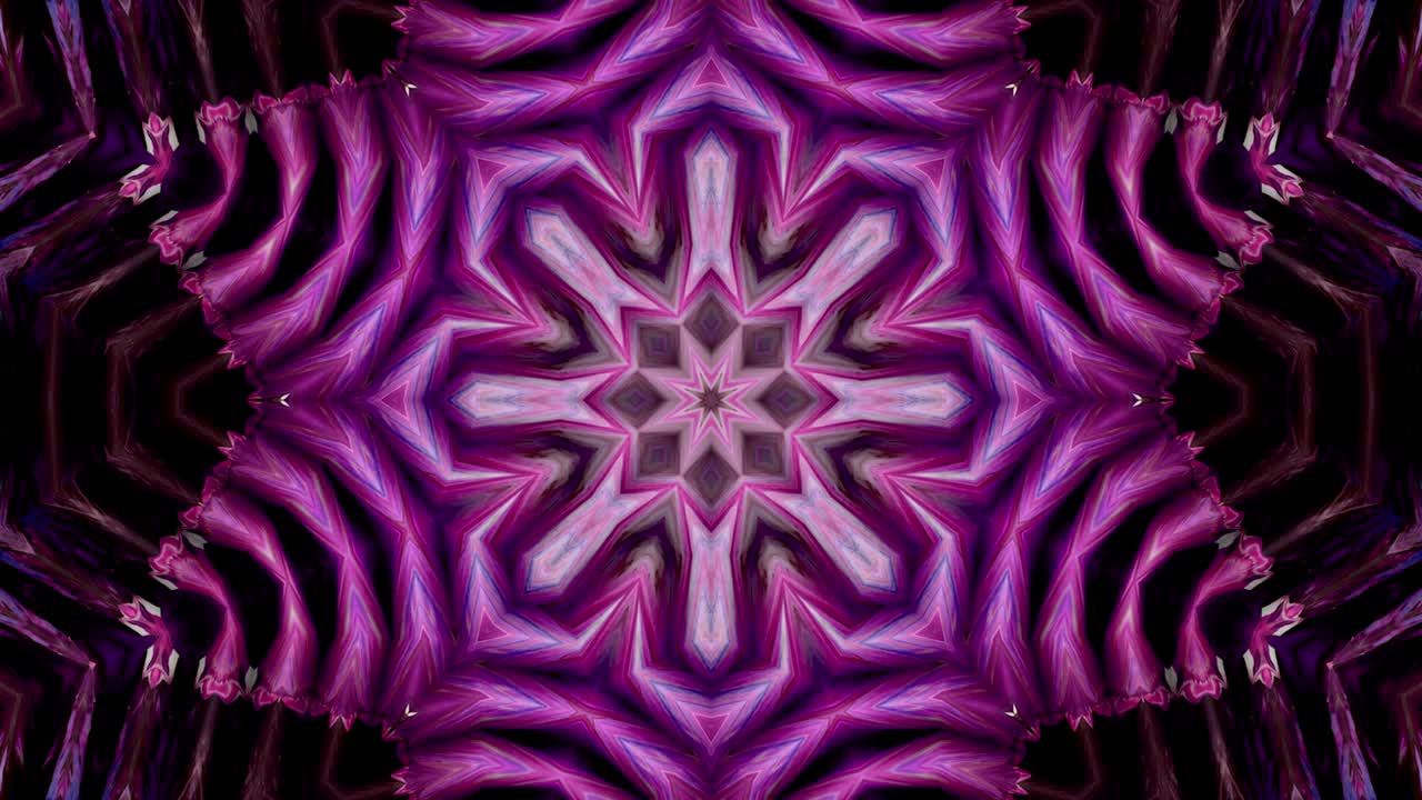 la animación abstracta, el fondo líquido, la hermosa película de pintura digital, la película de fondo abstracto, el video de stock de animación de kaleidoscopio.