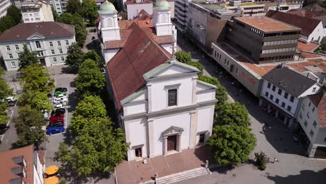 st. martin's church olten switzerland solothurn canton switzerland worship catholic religion aerial