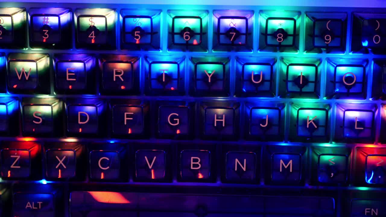 la retroiluminación rbg para el teclado de portátil,