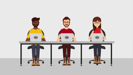 animación de servicio al cliente hd