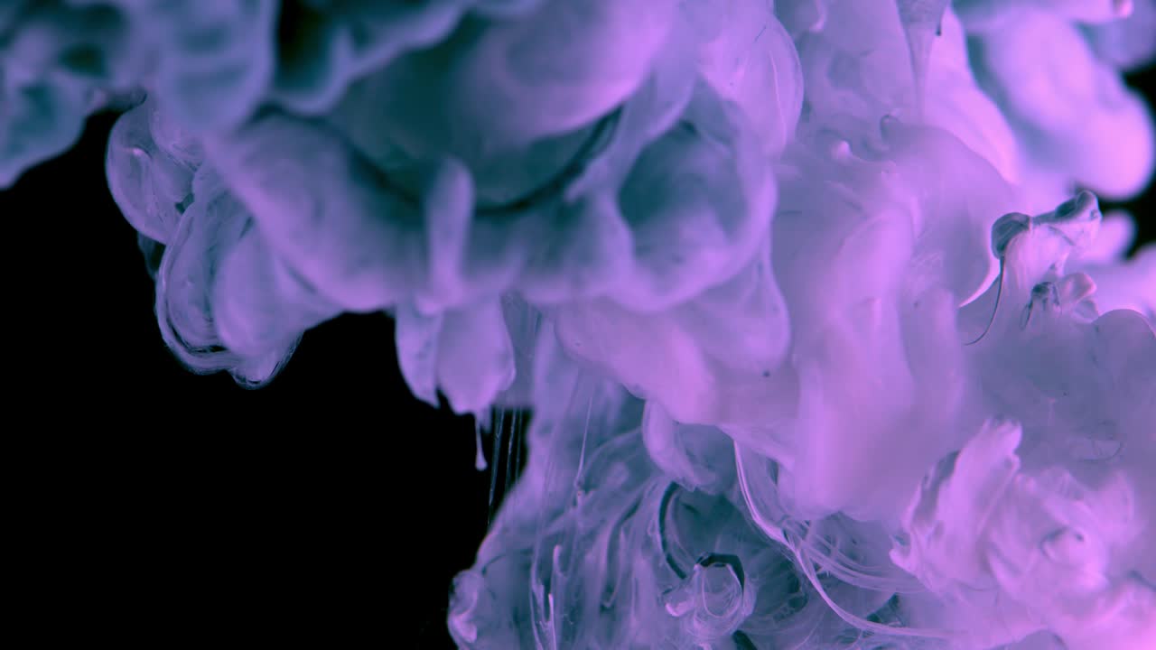 Miscelazione magica di colori a inchiostro