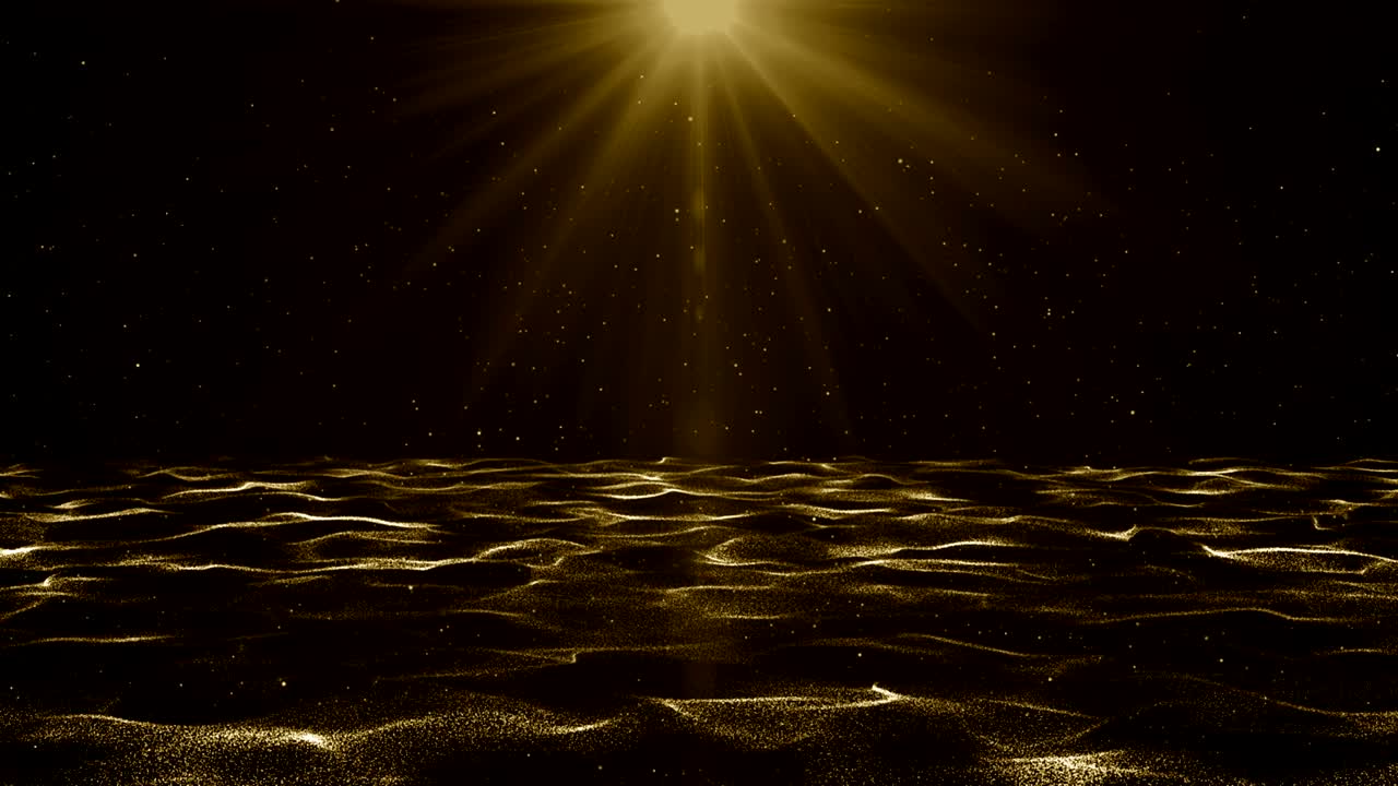 입자 금 반이는 보케상 먼지 추상적인 배경 루프