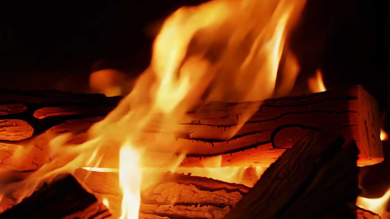 아한 벽난로 불