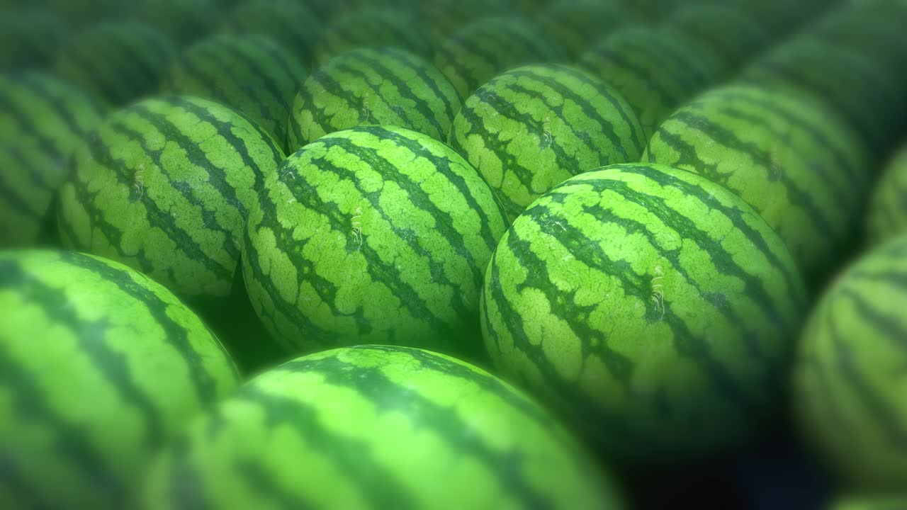 melón de agua de miel en bucle