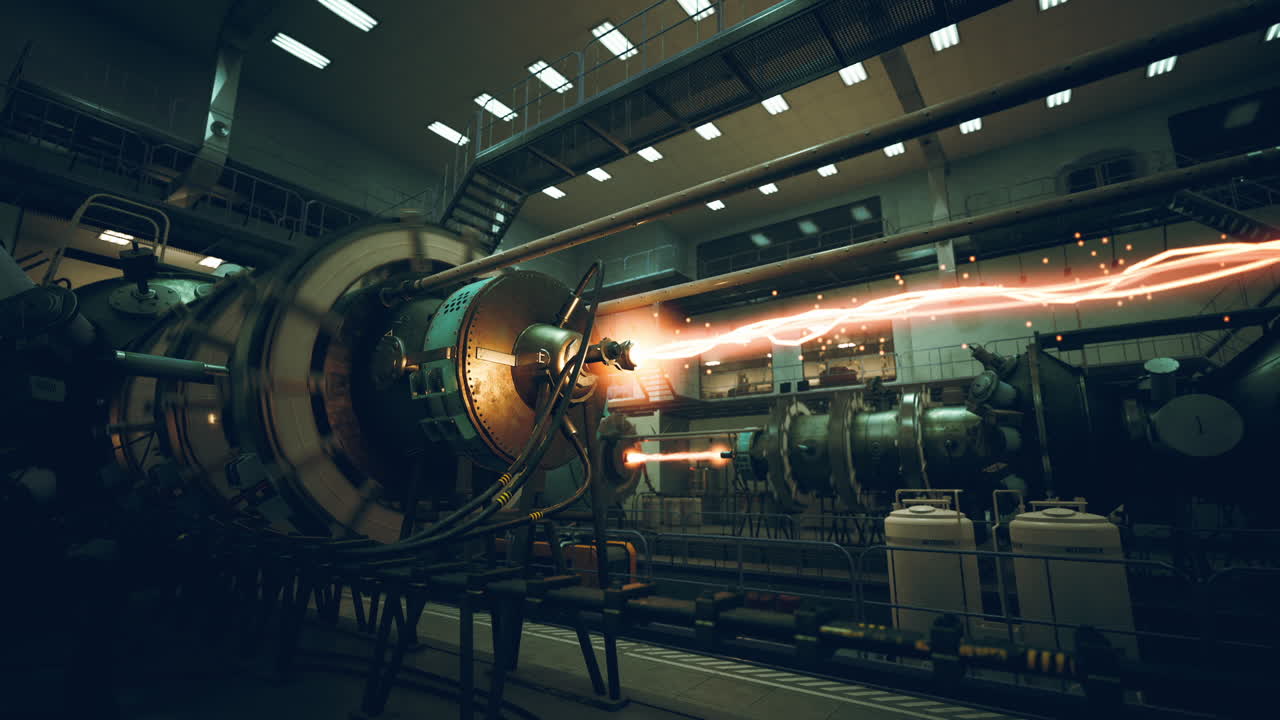 Industrial Machine with Energy Beams