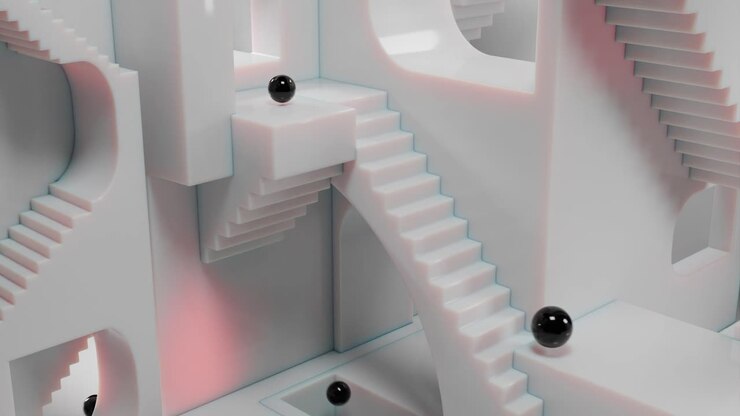 Abstract 3D Architectural Design