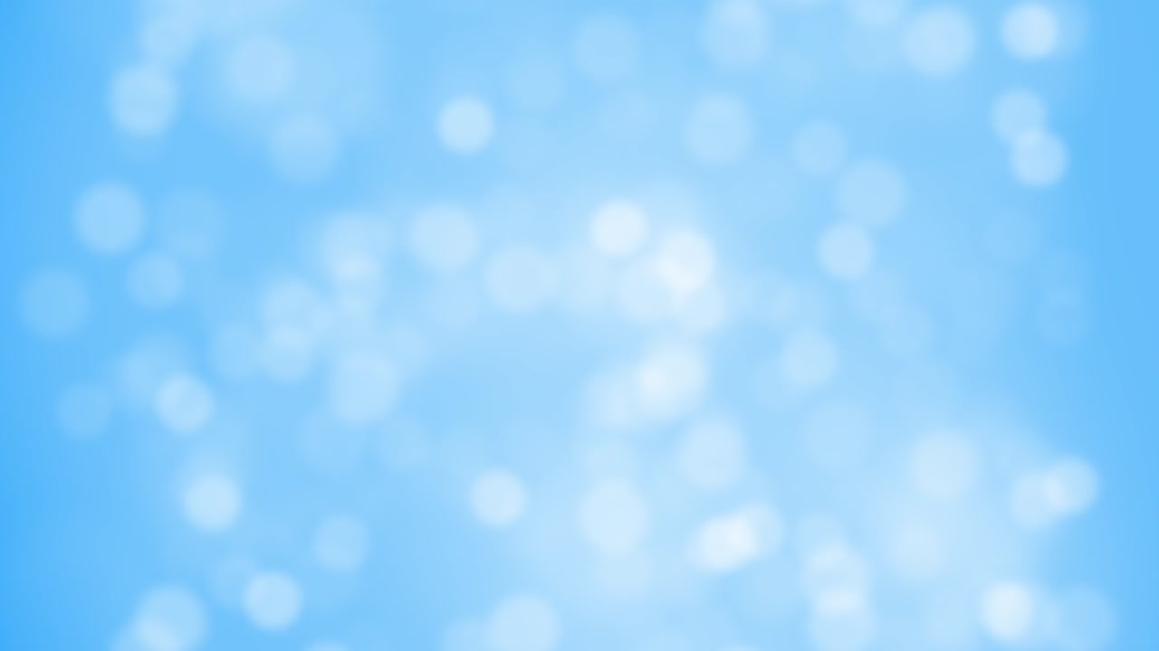 4k Blue Backgrounds - Lens Flare, Defocused Soft Particles, Seamless Loop, Loopable