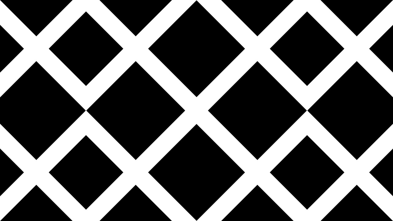 Abstract Geometric Animation with Shifting White Lines on Black Background