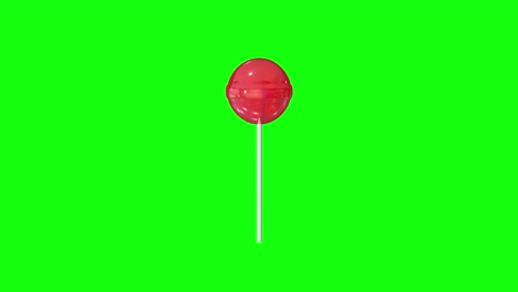 8 animations lollypop stick candy kids party green screen 3d chroma key