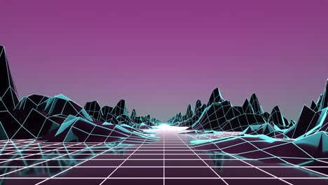 fondo retro futurista estilo de los años 80