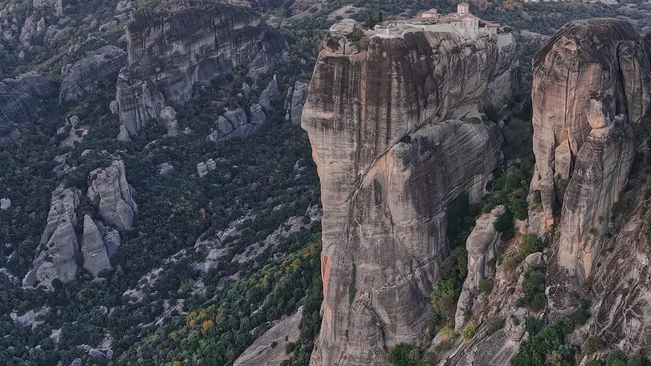 Beautiful cliffs and monasteries in Greece attract many visitors daily