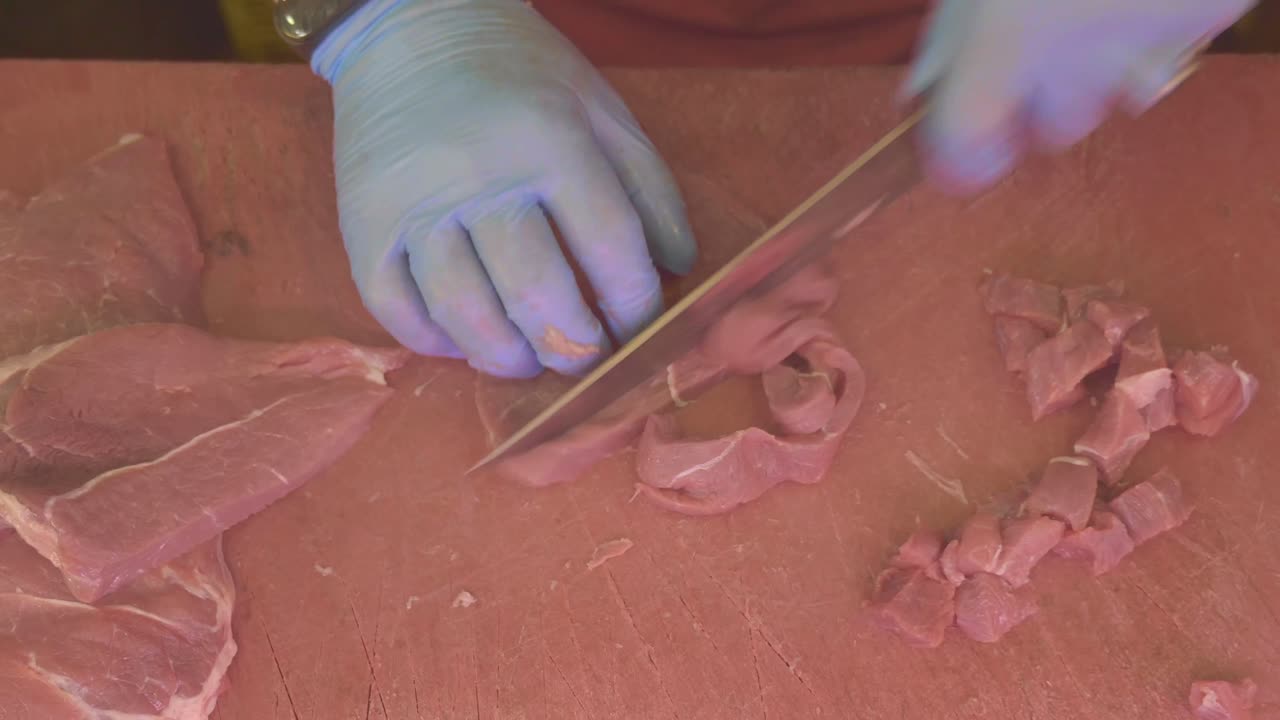Cutting Meat