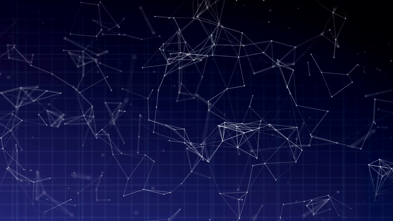 HUD Plexus Network Interface With Hand Click With Green Screen 4k Rendrered Video Animation Set.