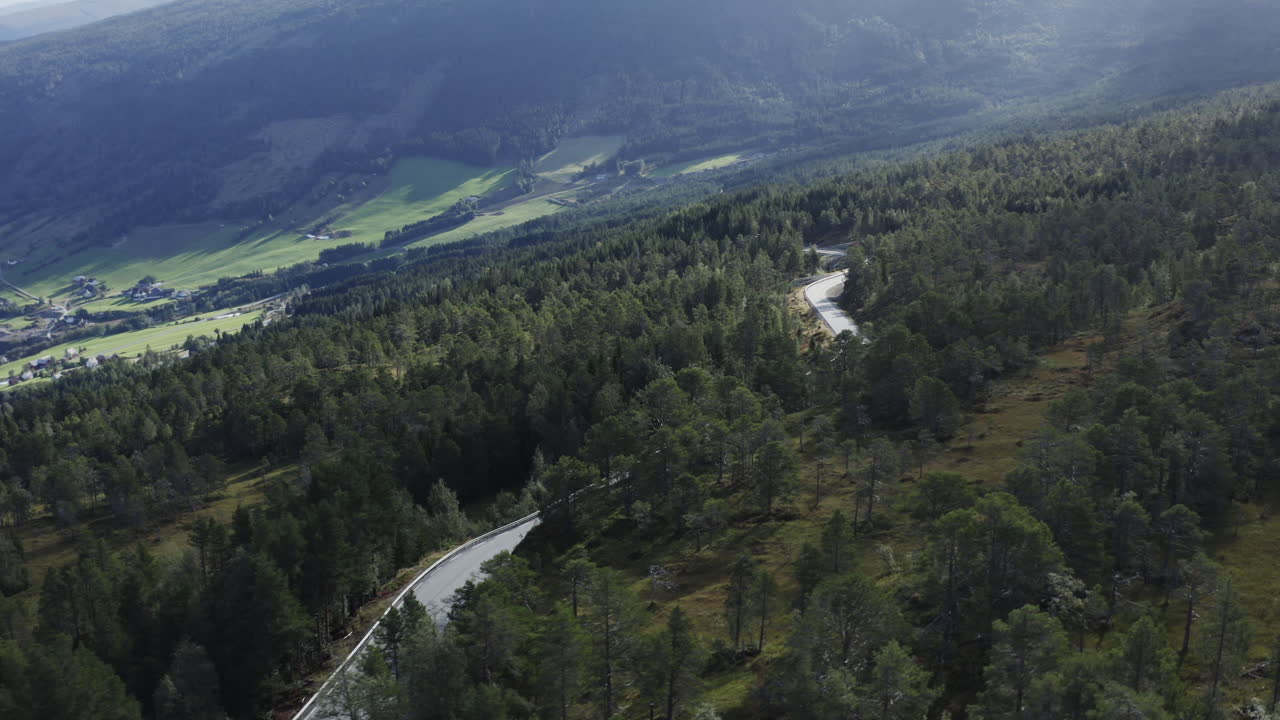 Mountain Road in Norway