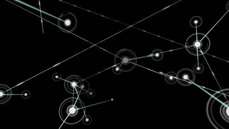 digital animation of network of connections against black background