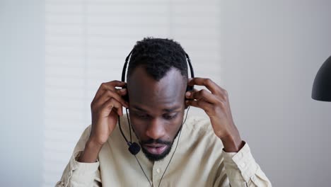 man on a business call