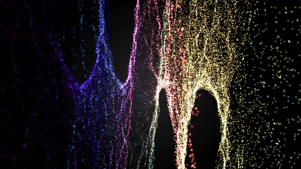 3d 렌더링 배경은 은 입자 문자열을 가지고 있습니다.