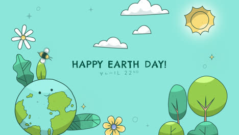 Motion-Graphic-of-Hand-drawn-background-for-earth-day-celebration