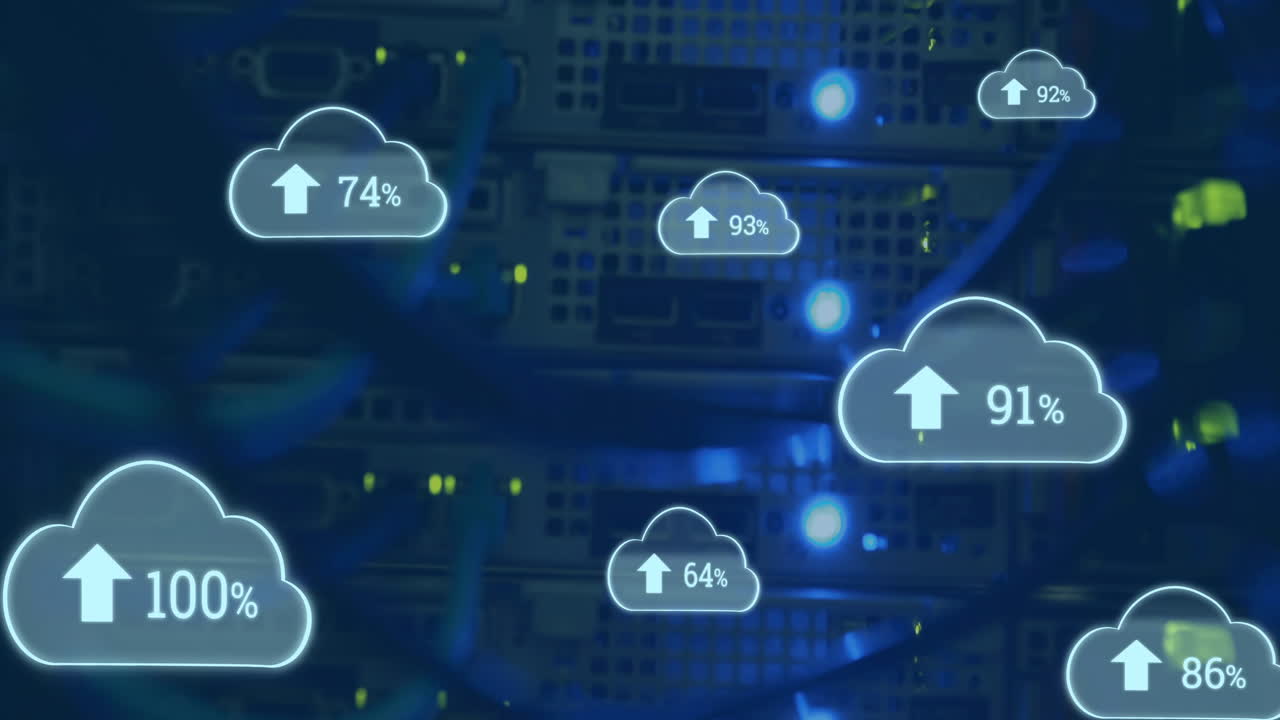 진행 구름을 업로드 4k