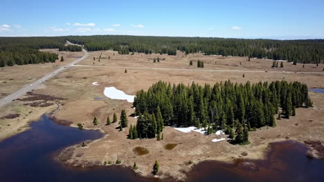 grand mesa colorado spring 2018 snow melt