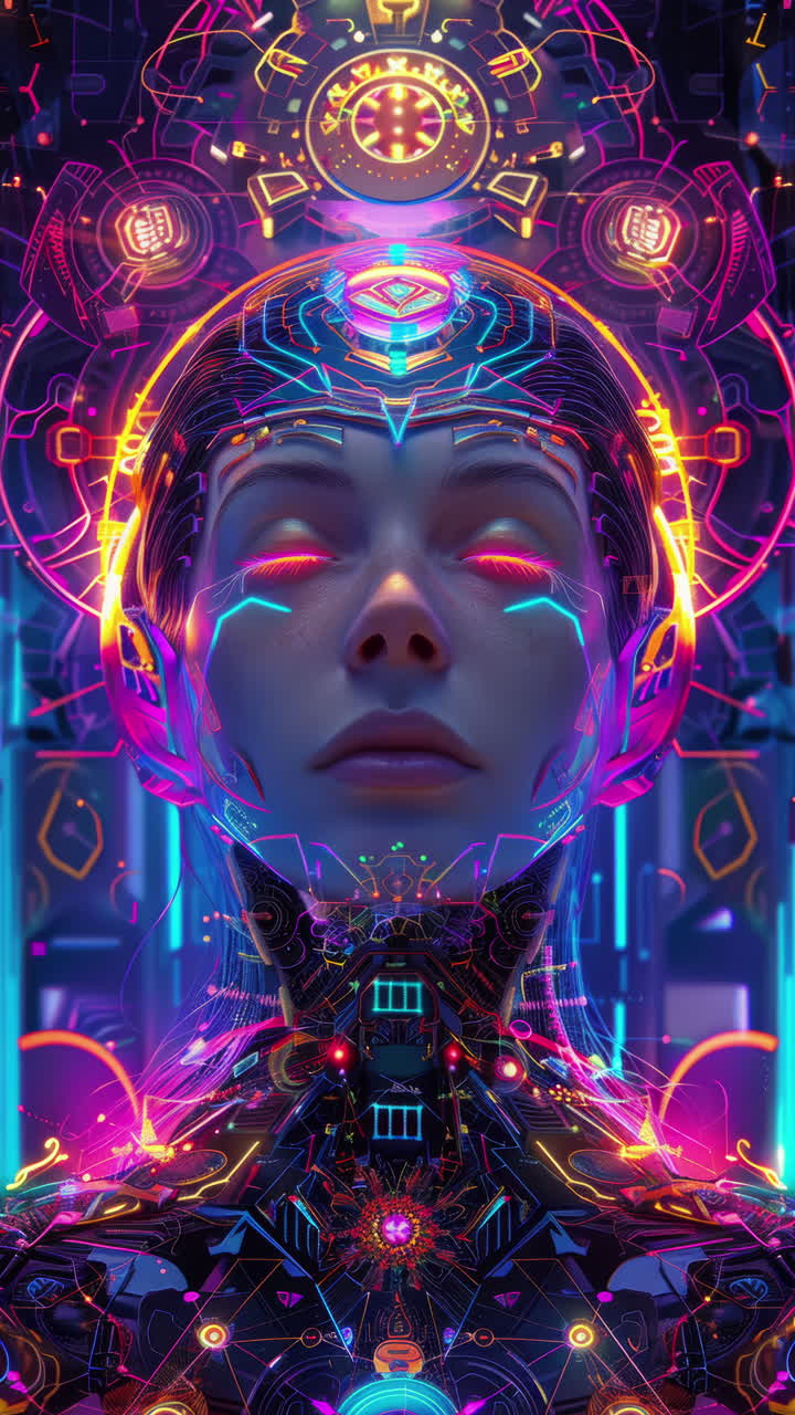 beautiful cosmic fashion models made with AI