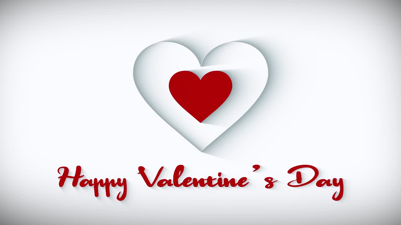 feliz día de san valentín animación stock video pavo - medio oriente, día de valentín - vacaciones, forma de corazón, tarjeta de valentí, animación - imagen en movimiento