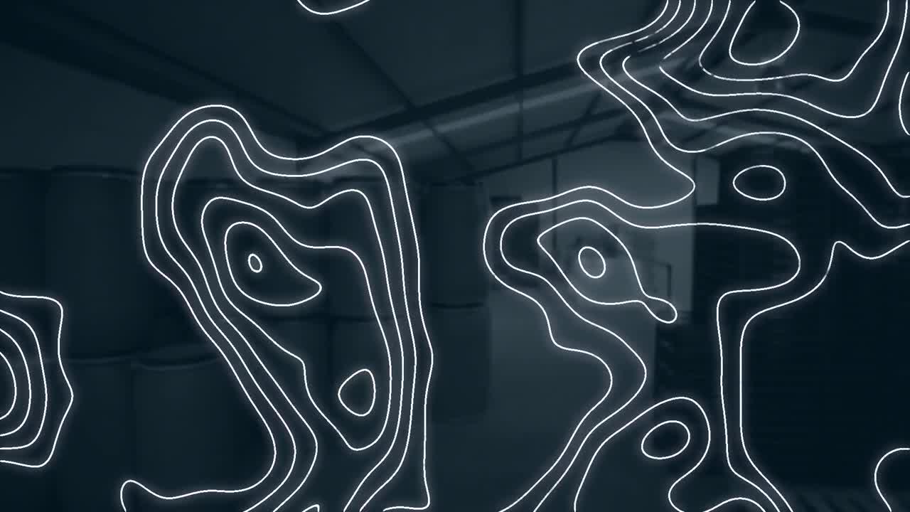 animación de isohyspses sobre el almacén