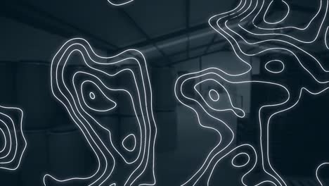 animación de isohyspses sobre el almacén