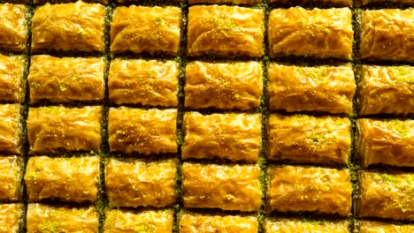 gorgeous delicious traditional pistachio turkish baklava, baklava pattern