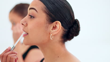 maquillaje, lápiz labial y mujeres de ballet detrás del escenario