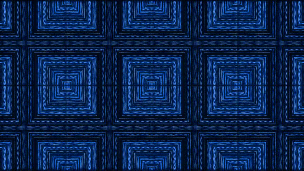 Blue color Pattern gothic design animation motion graphics