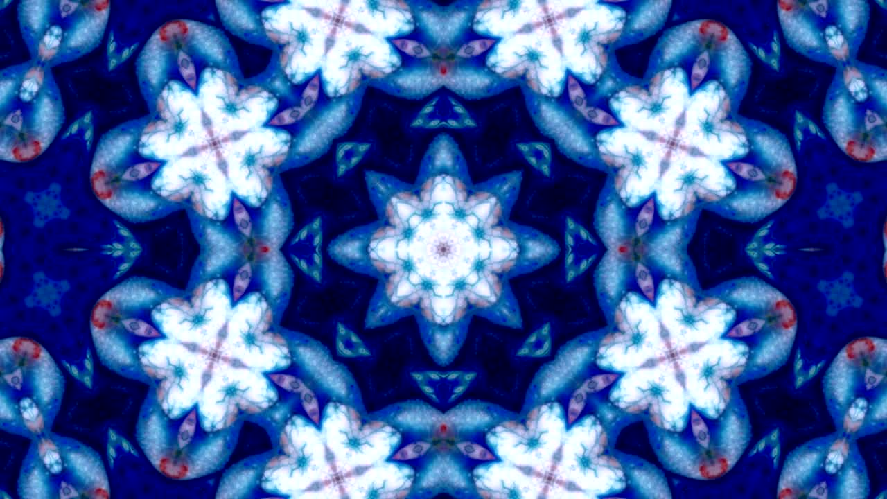 movimiento de fondo de kaleidoscopio abstractamente colorido