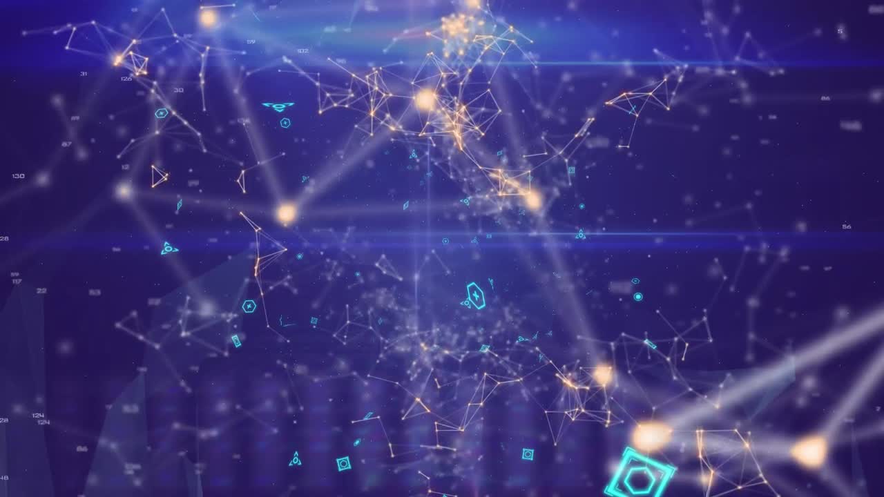 Network of connections and data processing