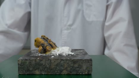 experimento de reacción química