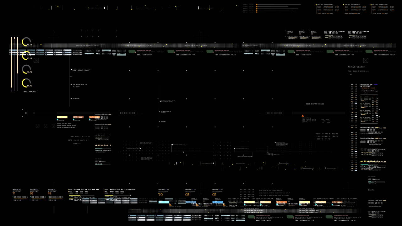 simulación avanzada de matrices de datos con un entorno digital de vanguardia con una visualización dinámica e inmersiva de las redes de información de matrices de datos interconectadas