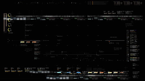 Fortschrittliche-Benutzeroberfläche-Für-Die-Datenmatrix-Simulation-Mit-Hochmoderner-Digitaler-Umgebung-Mit-Einer-Dynamischen-Und-Immersiven-Anzeige-Miteinander-Verbundener-Datenmatrix-Informationsnetzwerksysteme-Und-HUD-Hintergrund