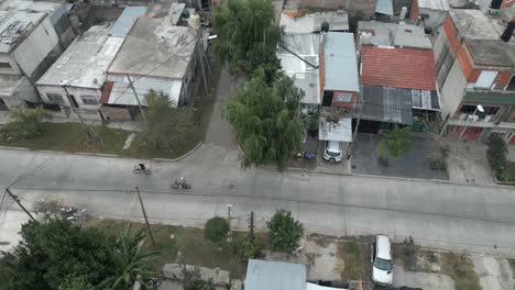 Poor-neighborhood-with-a-dilapidated-appearance-in-Argentina