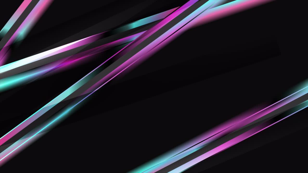 fondo de movimiento geométrico abstracto con rayas brillantes azules y púrpuras