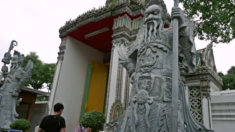 one of the statue from wat pho temple