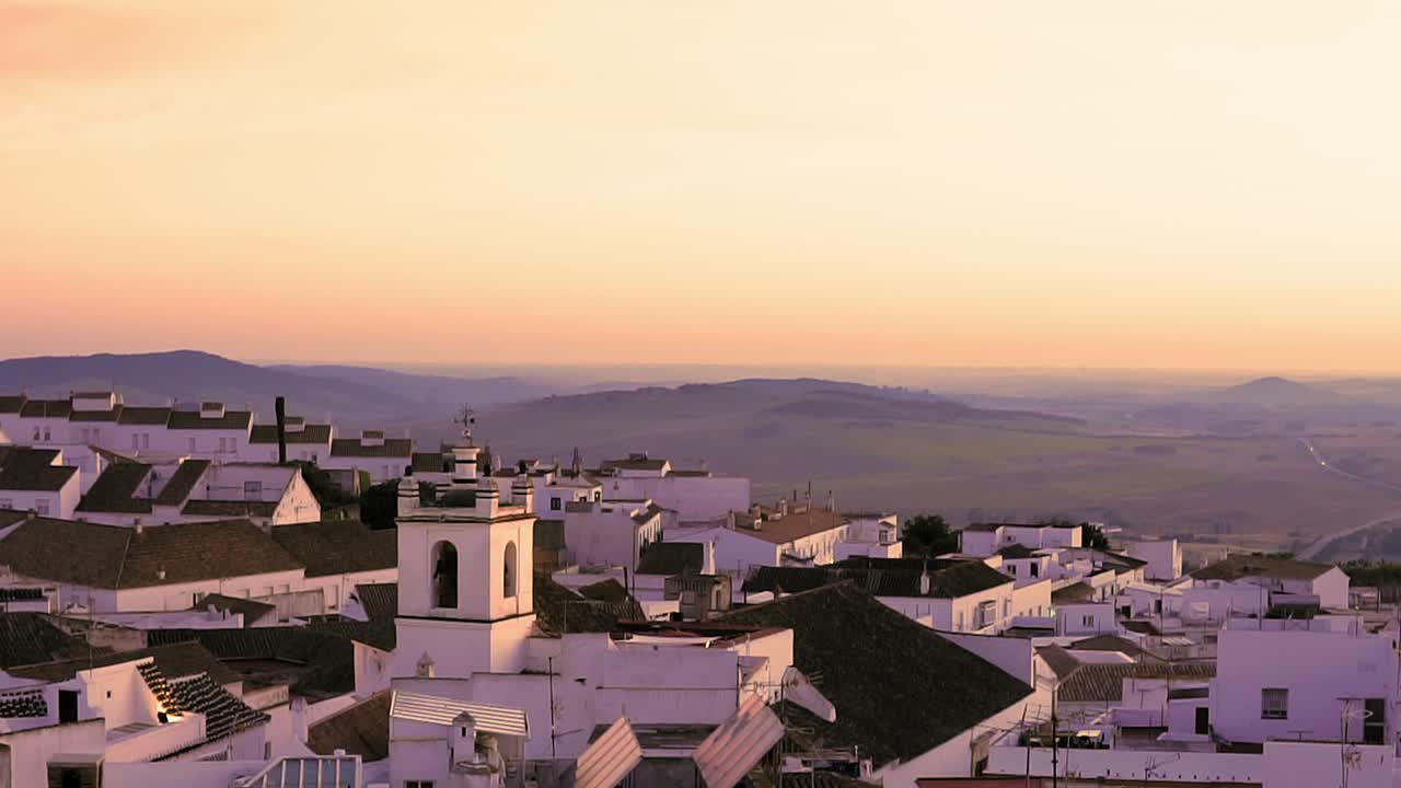 el amanecer sobre medina-sidonia, el horizonte de cádiz